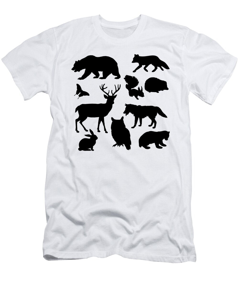 Animals of the Forest Wildlife Mounir Khalfouf T-Shirt