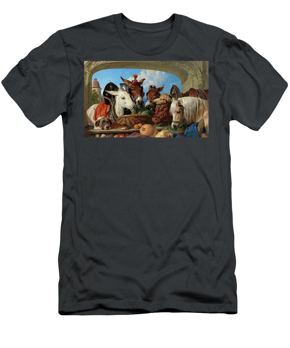 Animals Sir Edwin Landseer and David Roberts T-Shirt