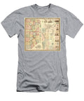 Antique Maps Old Cartographic Maps Antique Map of Beaver Counties 1860 Studio Grafiikka T-Shirt