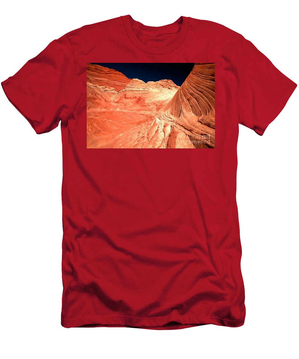 Arizona Sandstone Waves and Lines Adam Jewell T-Shirt
