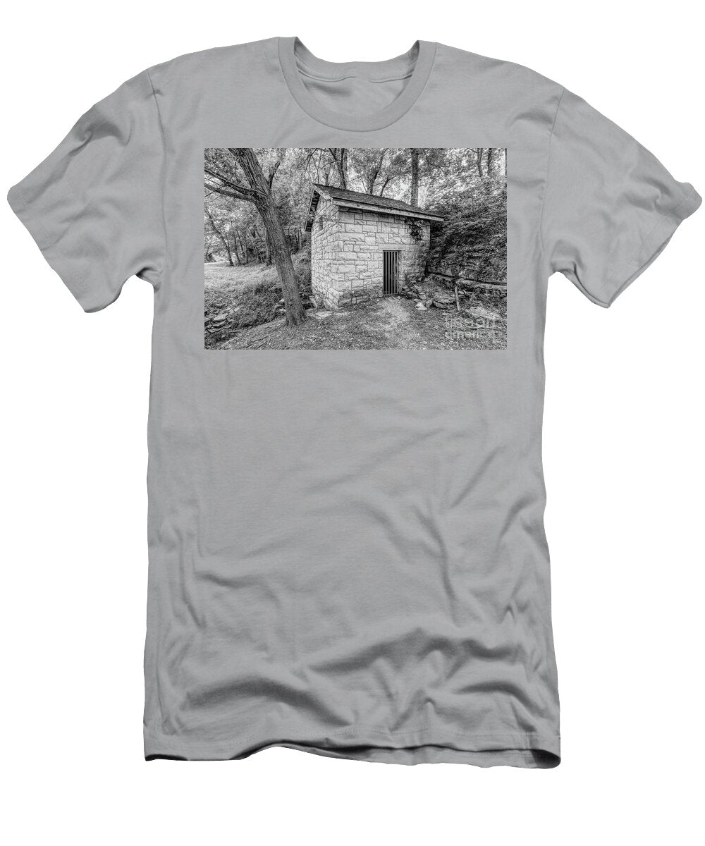 Arkansas Beaver Spring House Grayscale Jennifer White T-Shirt