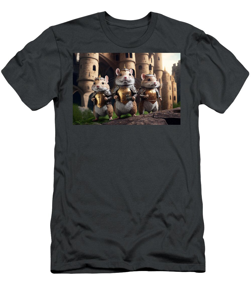 Army of Hamsters Guarding Their Castle John Twynam T-Shirt