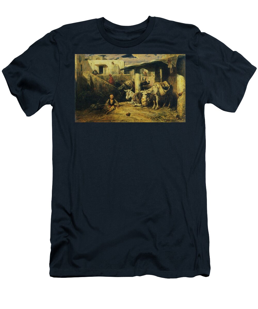 Asses Resting a Turkish Scene Alexandre Gabriel Decamps T-Shirt