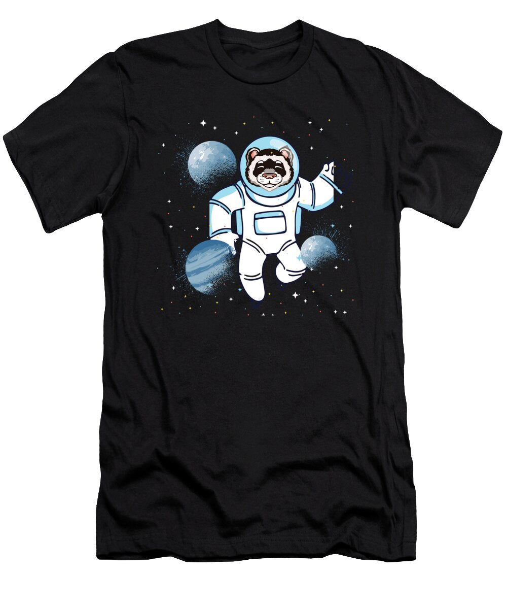 Astronaut Ferret Tenshirt T-Shirt