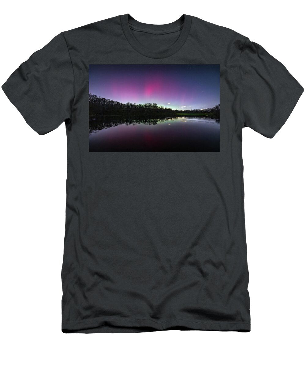Aurora Over Indigo Lake in Cvnp Alexander Philip T-Shirt
