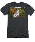 Autumn At Beaver River Falls Susan Rissi Tregoning T-Shirt