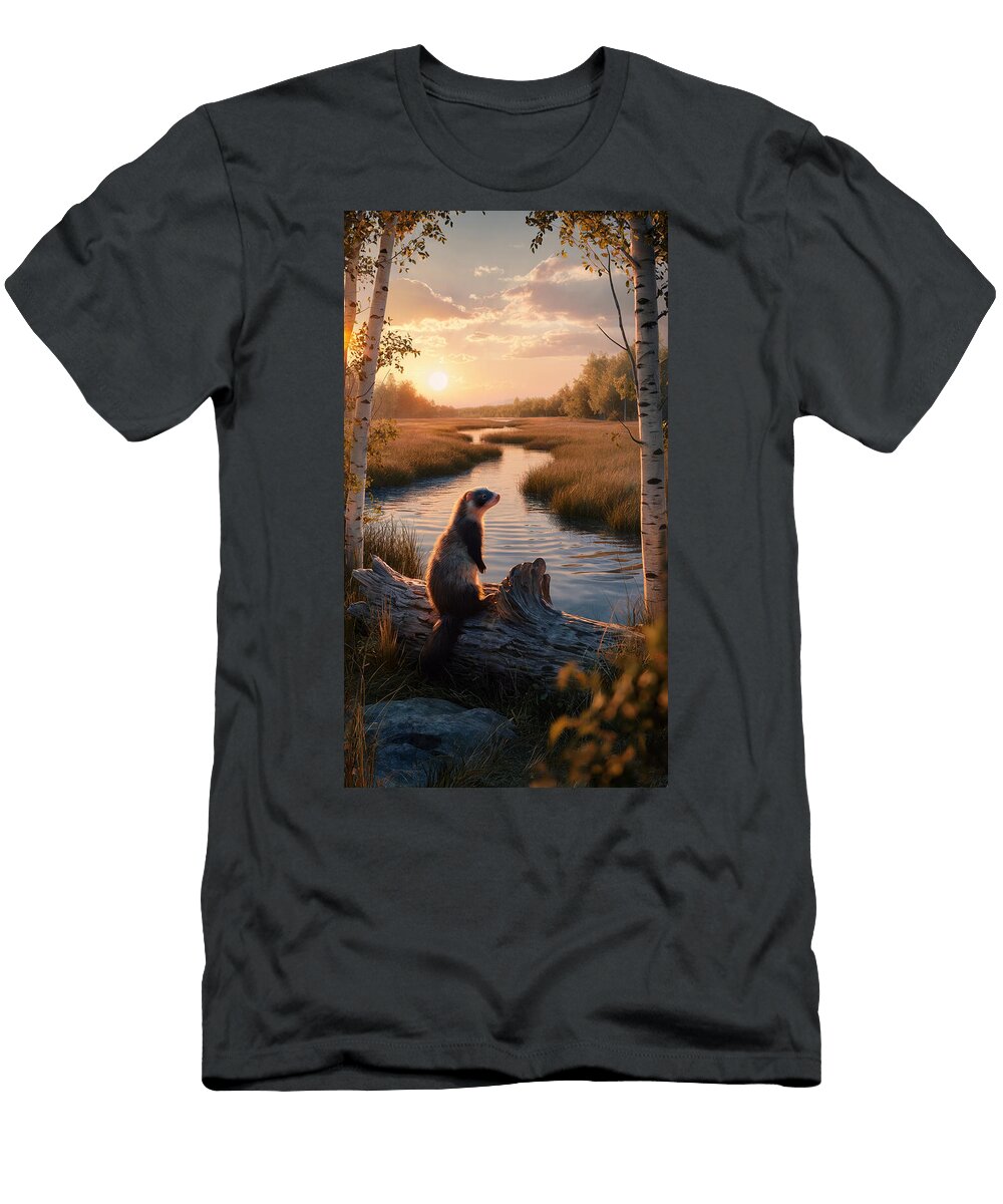 Autumn Ferret Phone Cover Snap N Piks T-Shirt