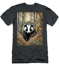 Autumn Forest Badger Philip Openshaw T-Shirt