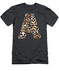 Awesome Letter a Initial Name Leopard Cheetah Print Sadiq Aoife T-Shirt