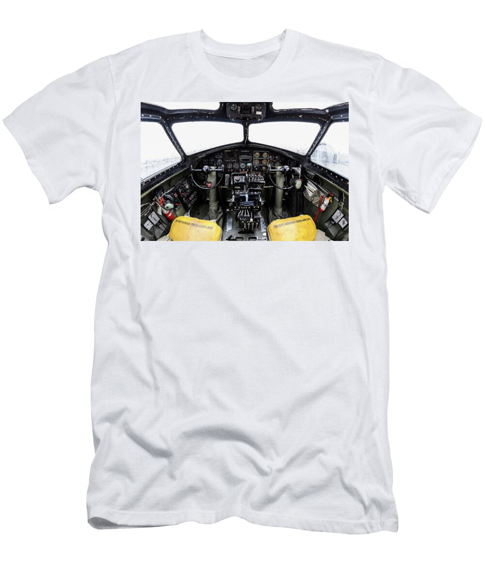 B 17 Cockpit Phil Ferret T-Shirt