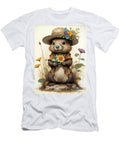 Baby Beaver with Wildflowers Artwork for Kids Ingo Klotz T-Shirt