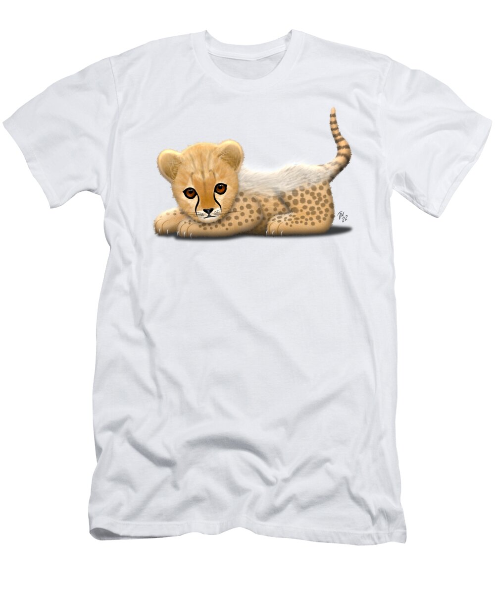 Baby Cheetah Png No Background John Wills T-Shirt