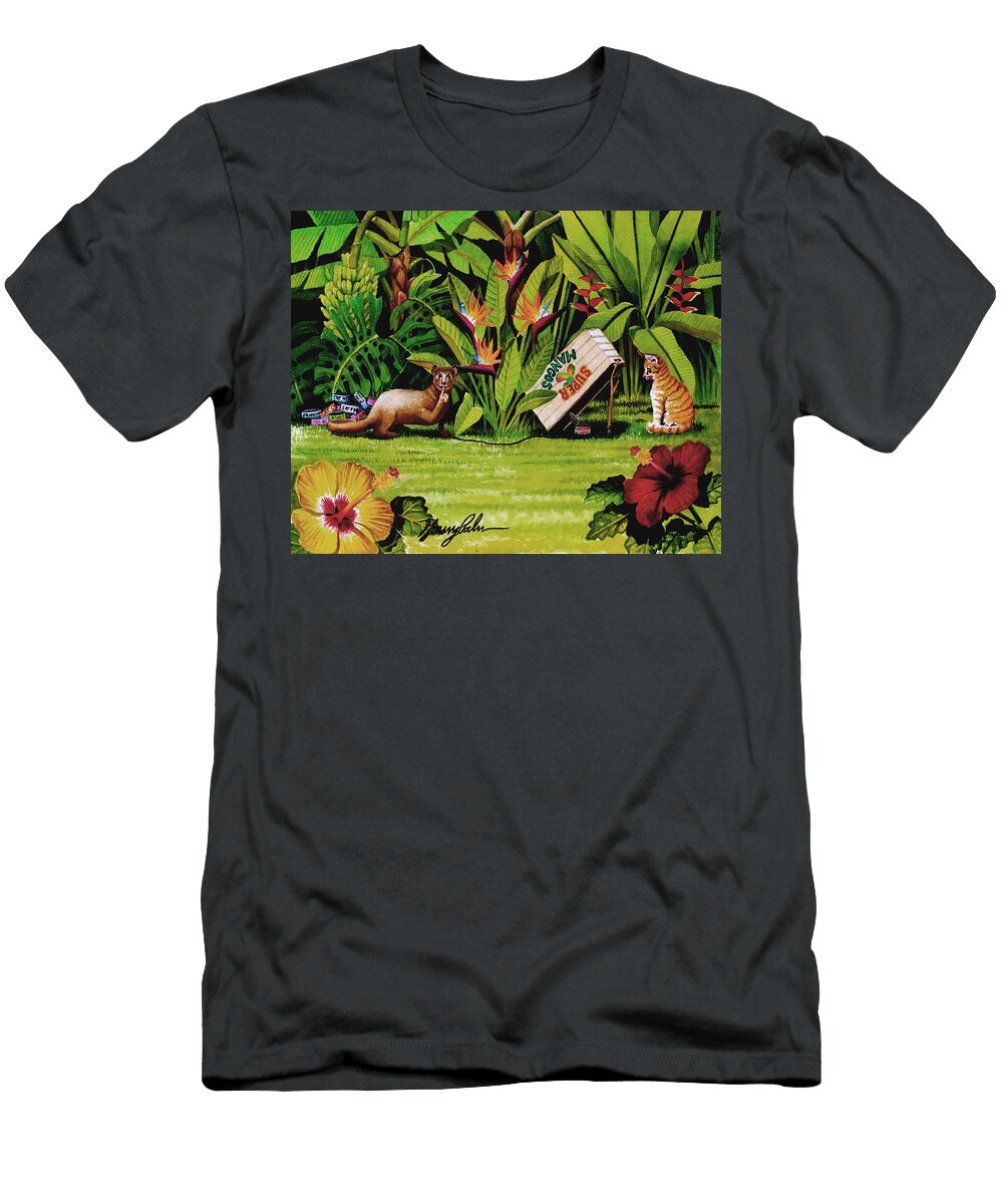 Bad Mongoose Garry Palm T-Shirt
