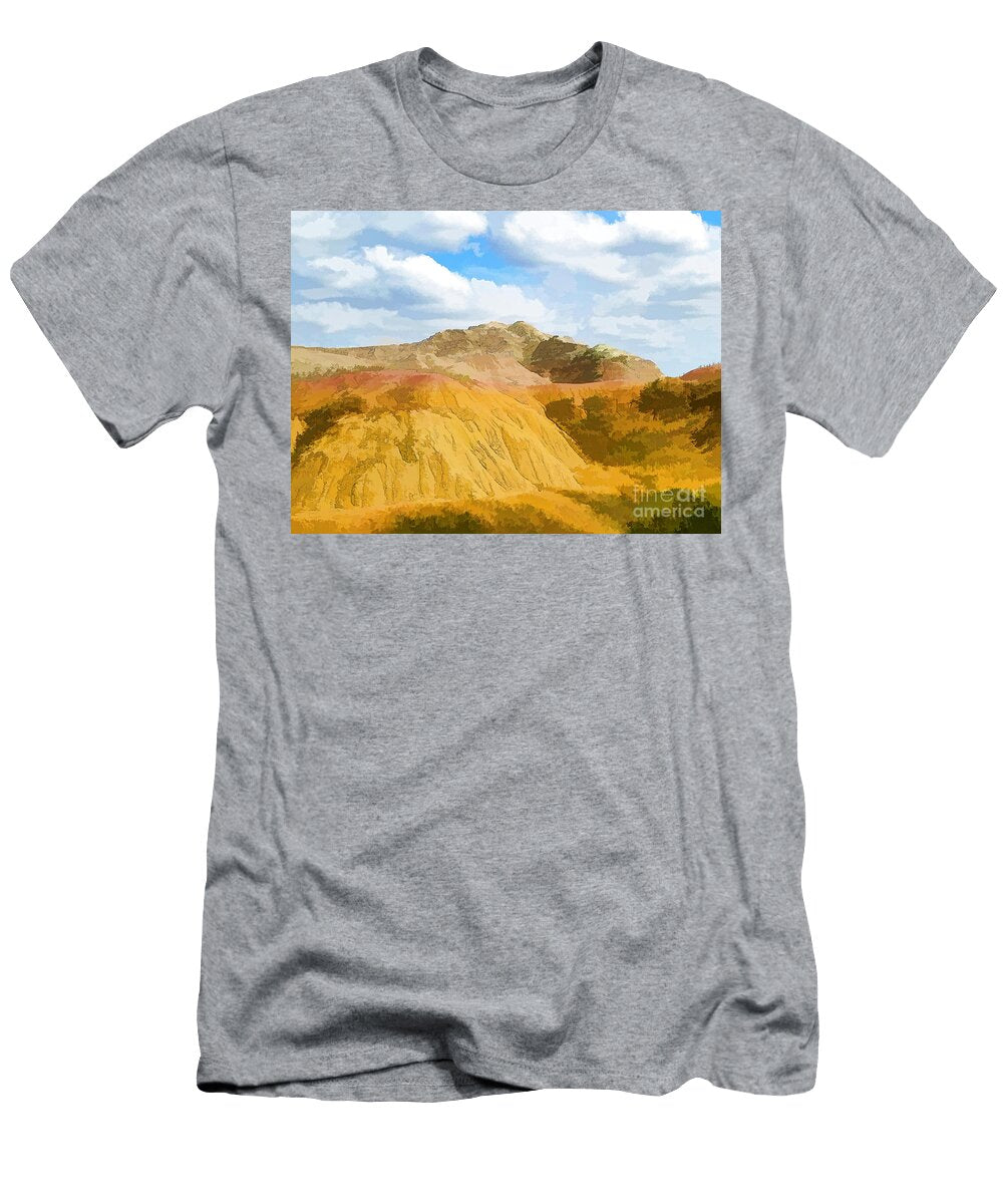 Badlands National Park Abstract Jennifer Stackpole T-Shirt