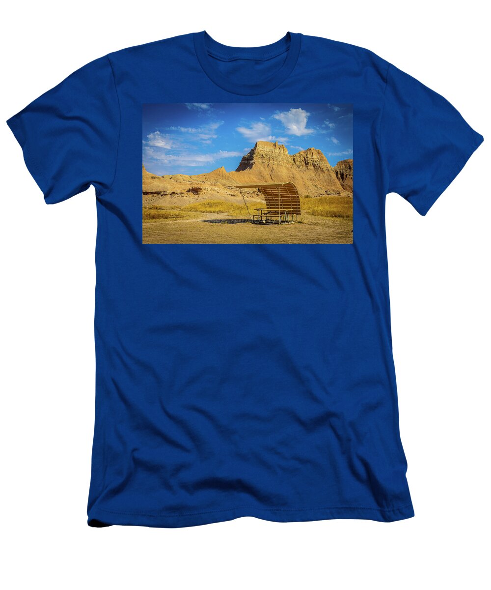 Badlands Picnic Time Steven Bateson T-Shirt