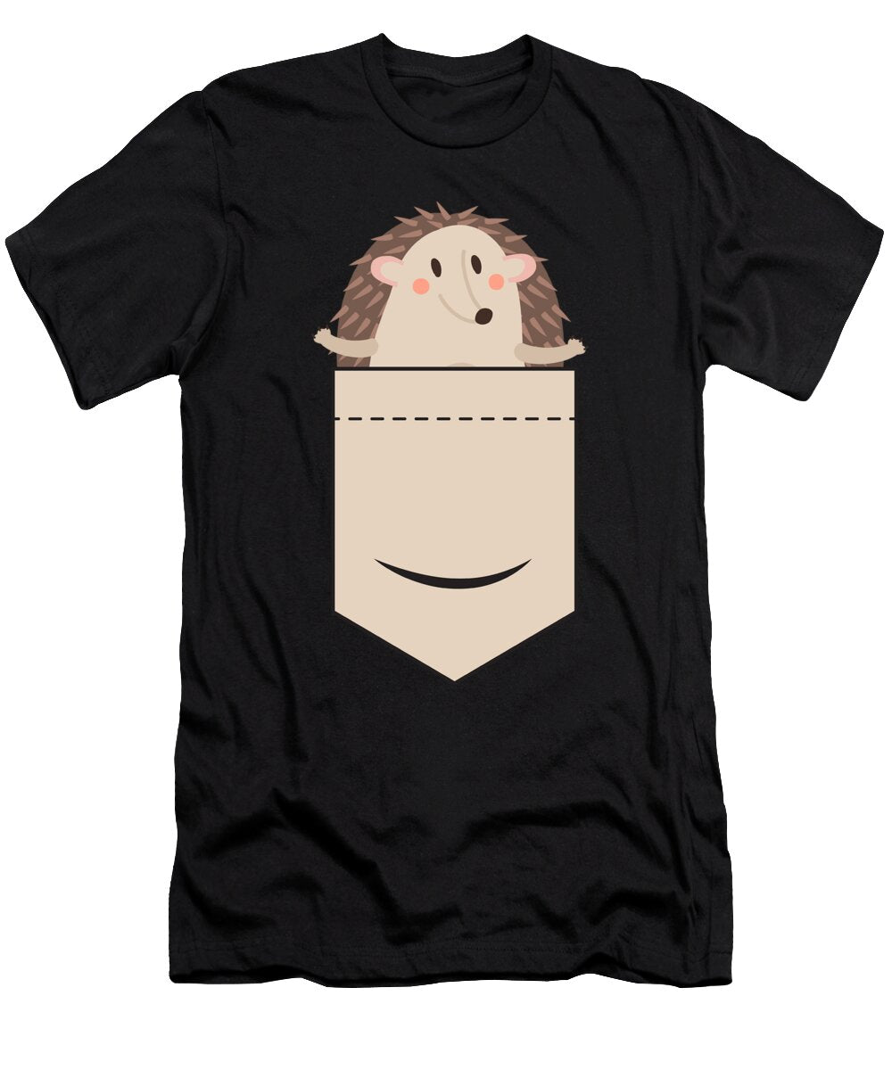 Bags Hedgehog Sweet Cute Autumn Moon T-Shirt