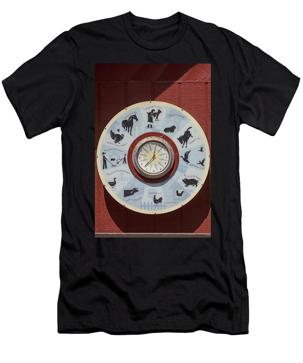 Barn Yard Clock Garry Gay T-Shirt