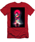 Bear Atop Neon Blocks At Night Beaver Grayson Sheppard T-Shirt