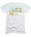 Bears and Mice Outside the City Cute Whimsical Kids Art Matthias Hauser T-Shirt