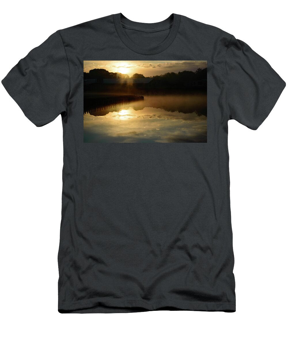 Beautiful Sunrise Water Reflection Johan Ferret T-Shirt