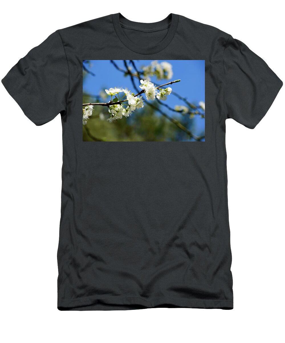 Beautiful White Blossom on a Couple of Branches Johan Ferret T-Shirt