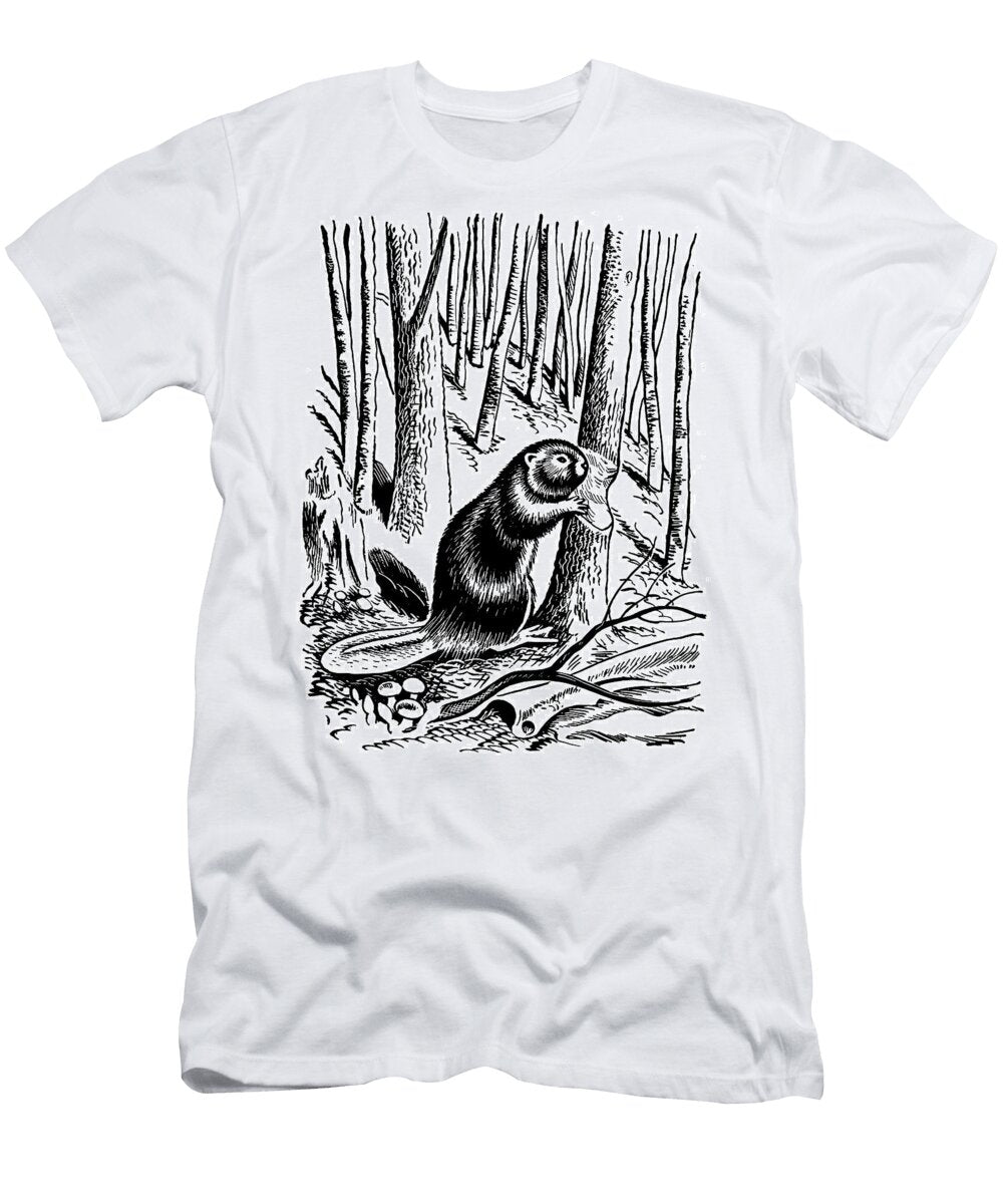 Beaver and Trees Csa Images T-Shirt