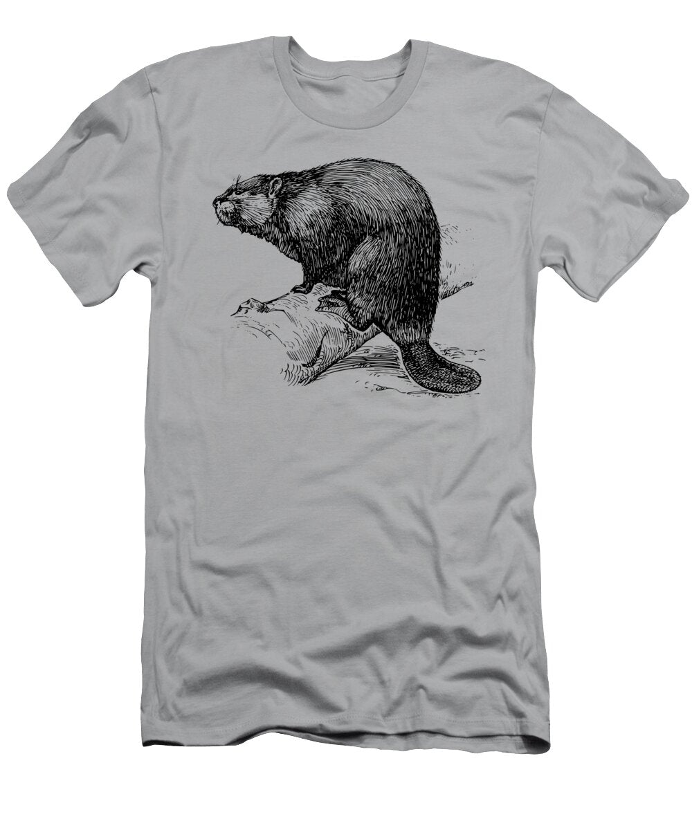 Beaver Animal Mammal Biology Funny Gift Ideas T-Shirt