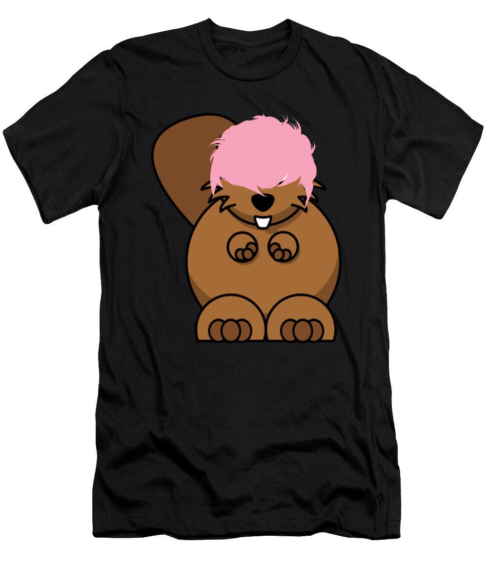 Beaver Anime Manuel Schmucker T-Shirt