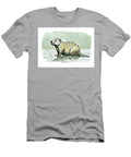 Beaver Art Beige and White Tones Wildlife Decor Wall Art Prints T-Shirt