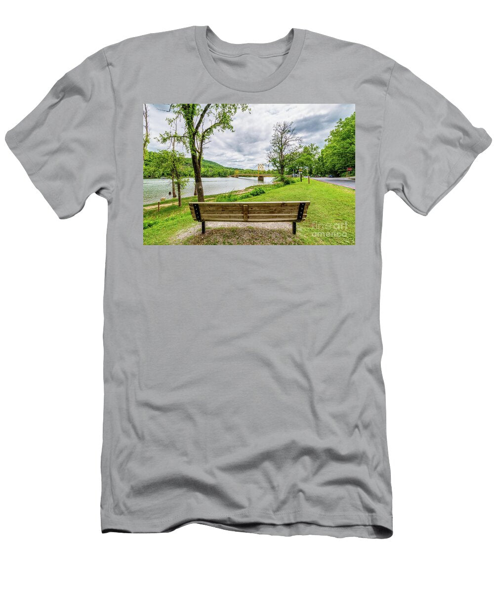 Beaver Bridge Bench View Jennifer White T-Shirt