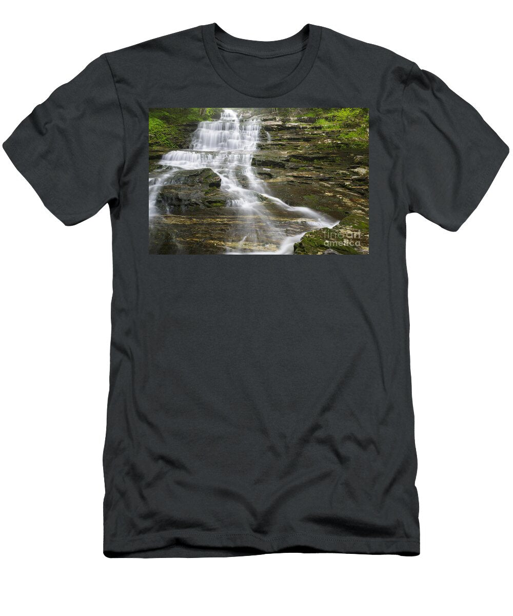 Beaver Brook Cascades Kinsman Notch White Mountains Nh Erin Paul Donovan T-Shirt