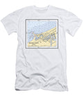 Beaver Creek Ohio Noaa Chart 148292 Nautical Chartworks By Paul and Janice Russell T-Shirt