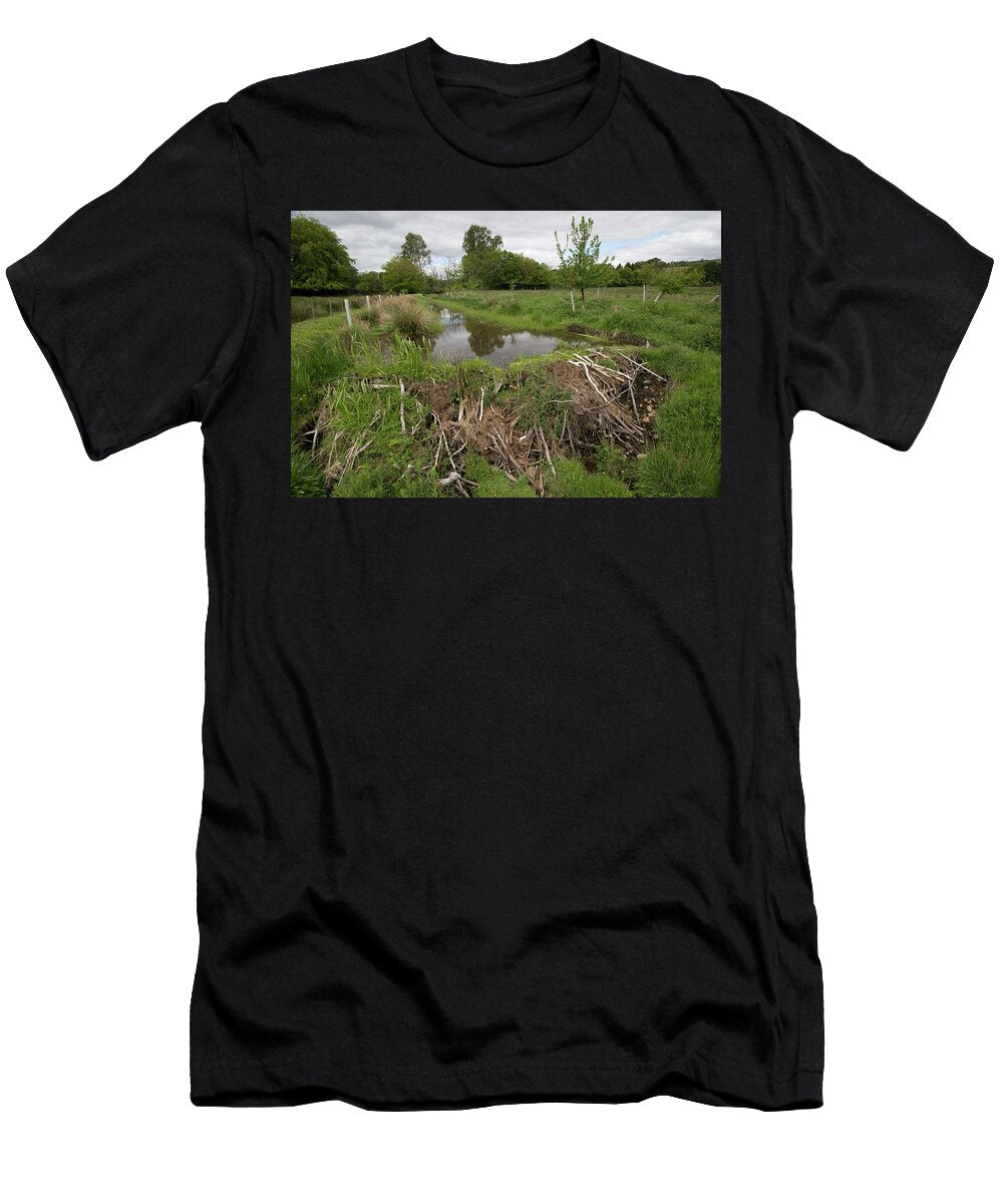 Beaver Dam on River Bamff Estate Pertshire Scotland Scotland the Big Picture Natureplcom T-Shirt
