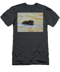 Beaver Eating At Sunset Steven Gorin T-Shirt