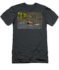 Beaver Eats Willow Leaves in a Pond Ron Sanford T-Shirt