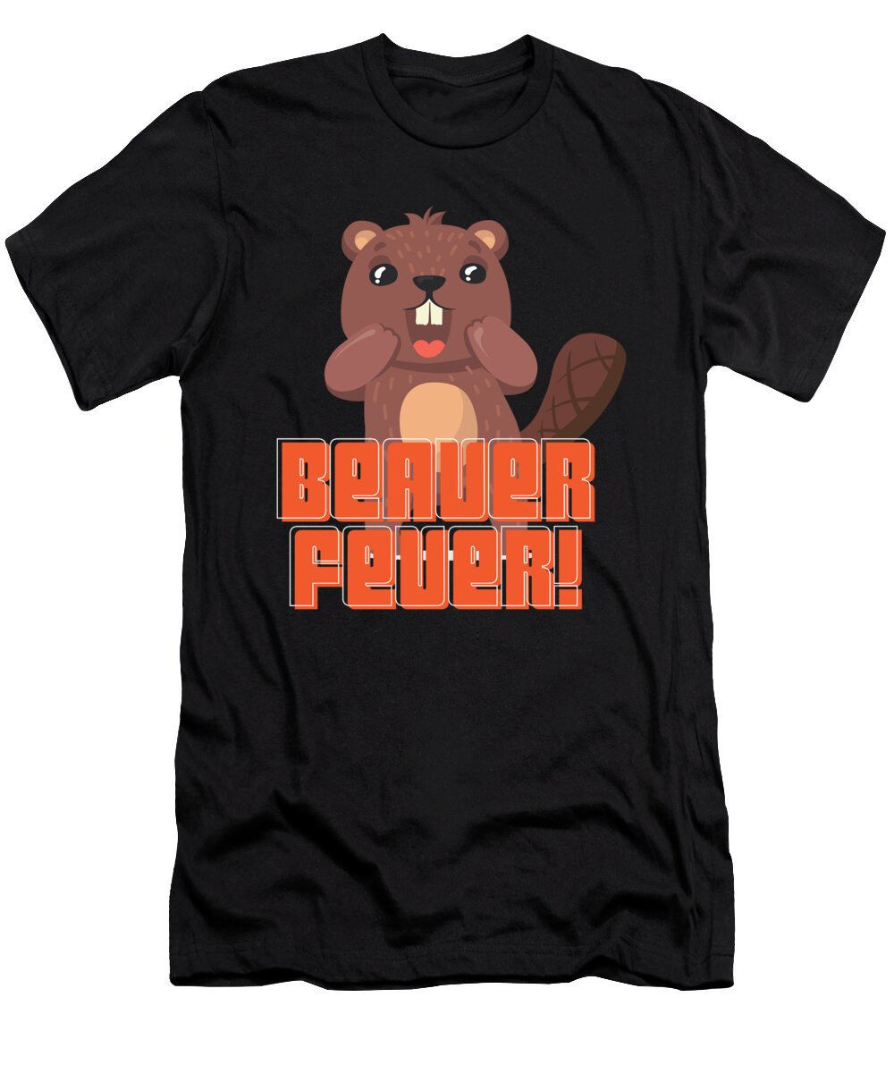 Beaver Fever Biber Tanzen Moon T-Shirt