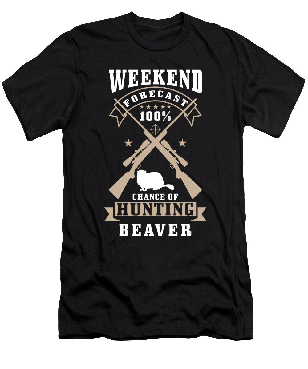 Beaver Hunter Gift Manuel Schmucker T-Shirt