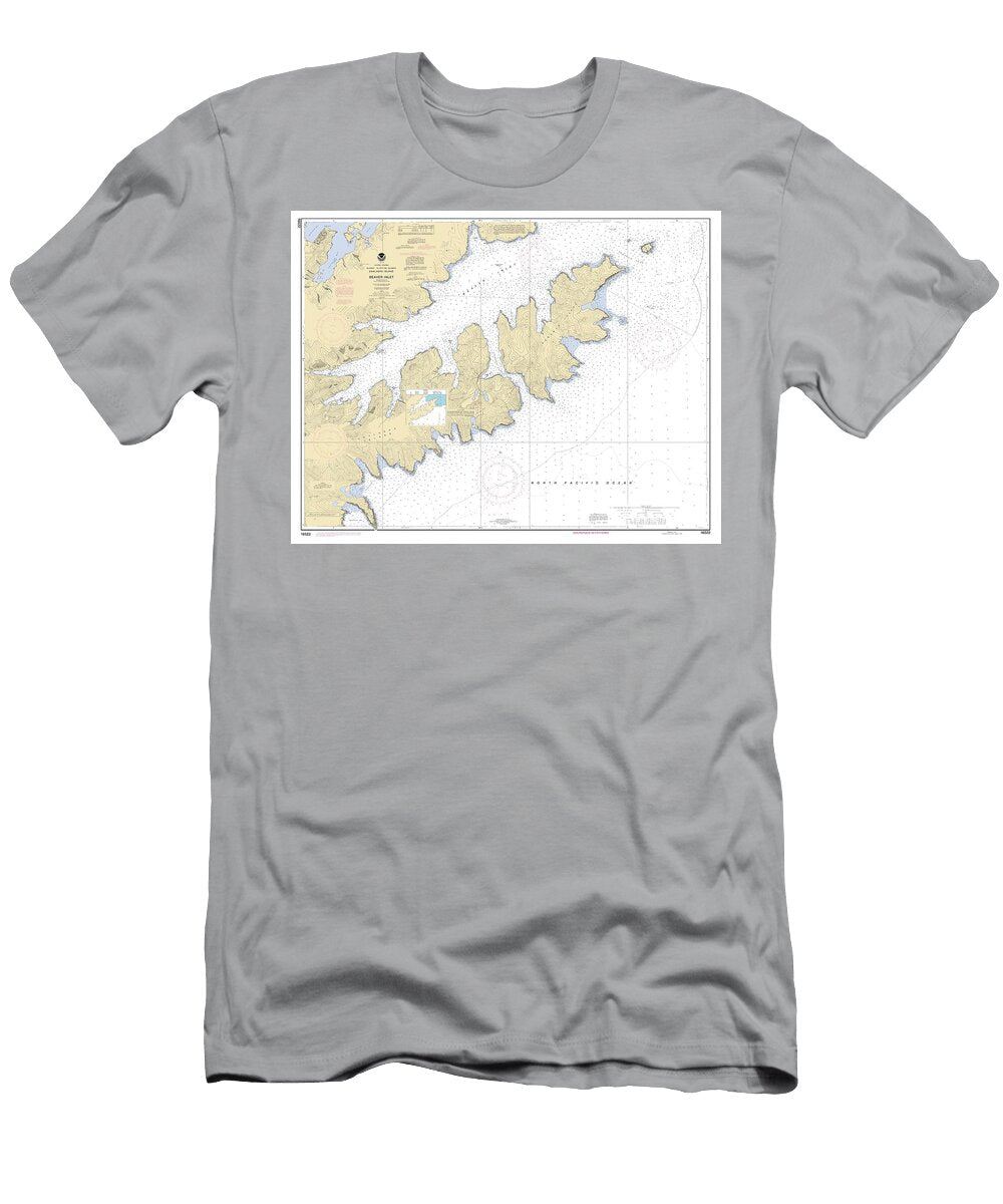 Beaver Inlet Unalaska Island Alaska Noaa Chart 16522 Nautical Chartworks T-Shirt