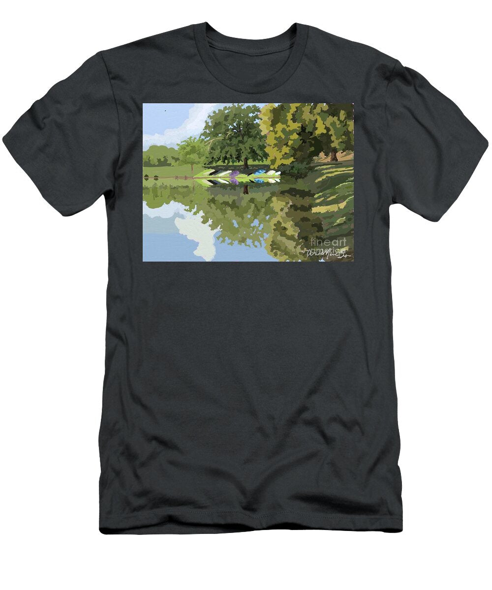 Beaver Lake Boats Anne Marie Brown T-Shirt