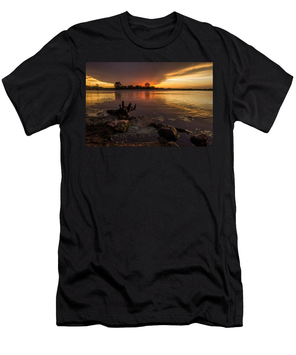 Beaver Lake Sunset Aaron J Groen T-Shirt