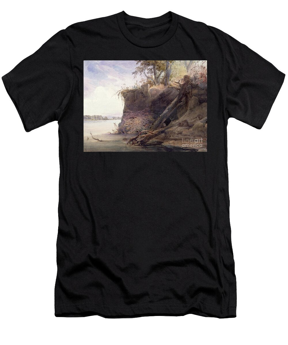 Beaver Lodge on the Missouri 1833 Watercolor on Paper Karl Bodmer T-Shirt