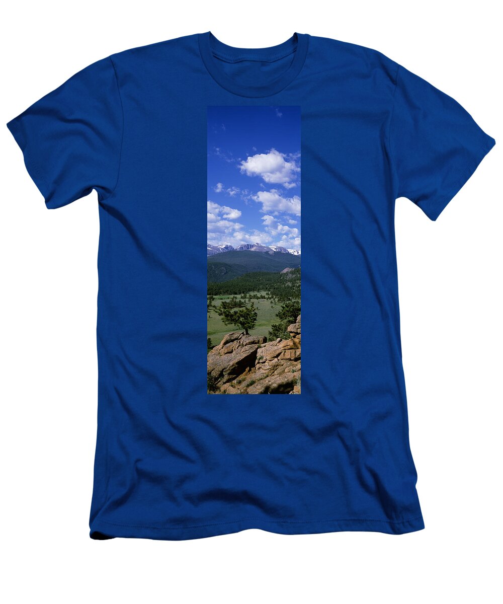 Beaver Meadows Rocky Mt National Park Panoramic Images T-Shirt