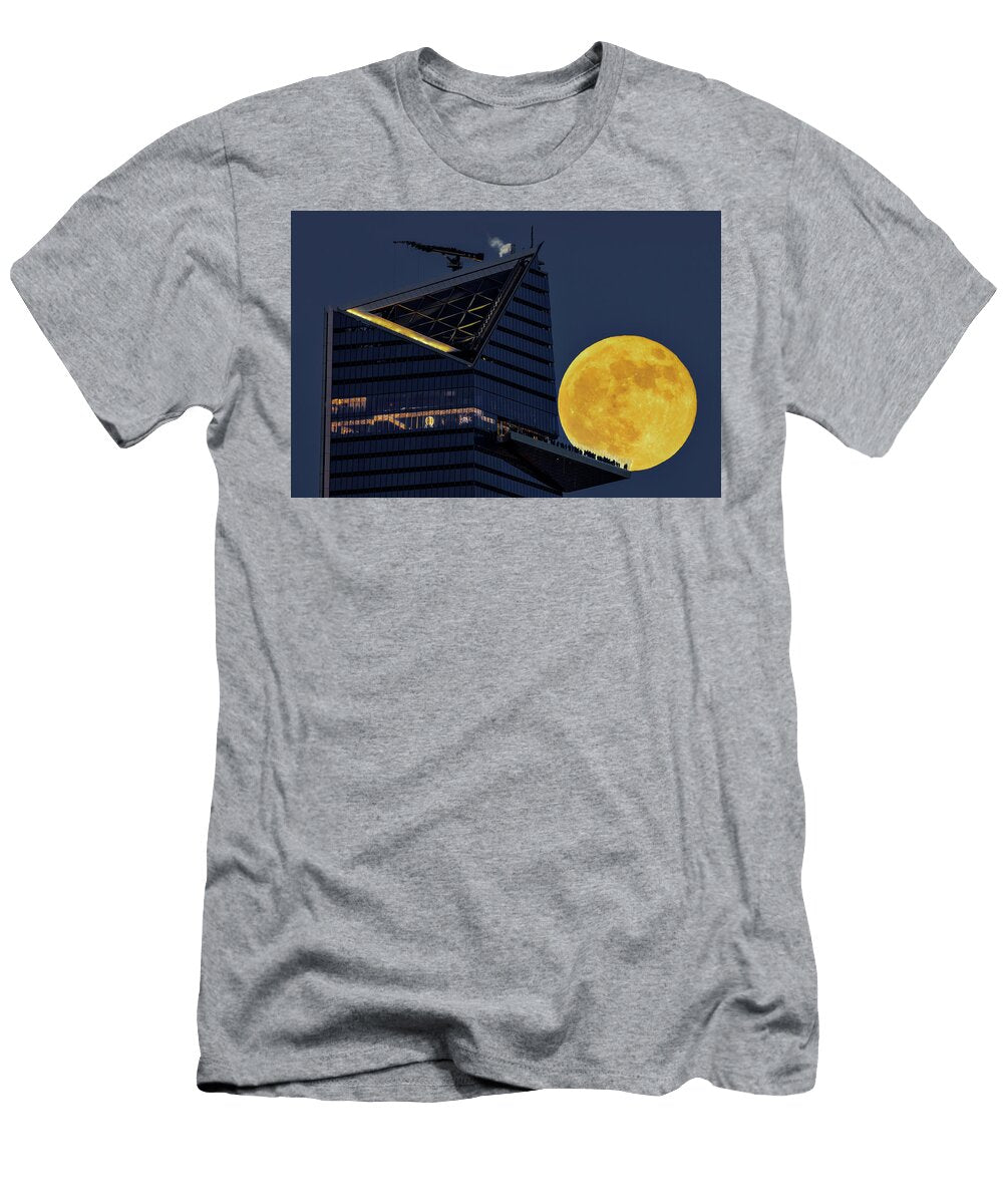 Beaver Moon Sits At the Edge Susan Candelario T-Shirt