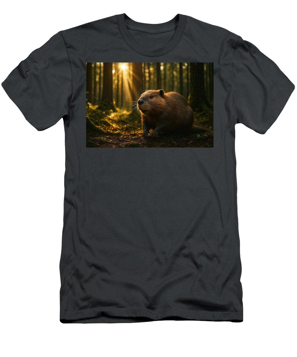 Beaver Nature Series David Dehner T-Shirt