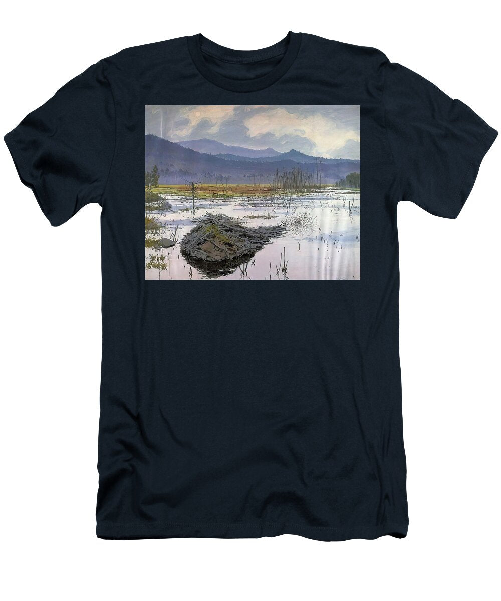Beaver Pond 1976 Neil Welliver Neil Welliver T-Shirt