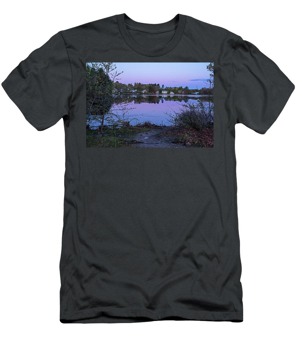 Beaver Pond Purple Sunrise Billerica Massachusetts Toby Mcguire T-Shirt