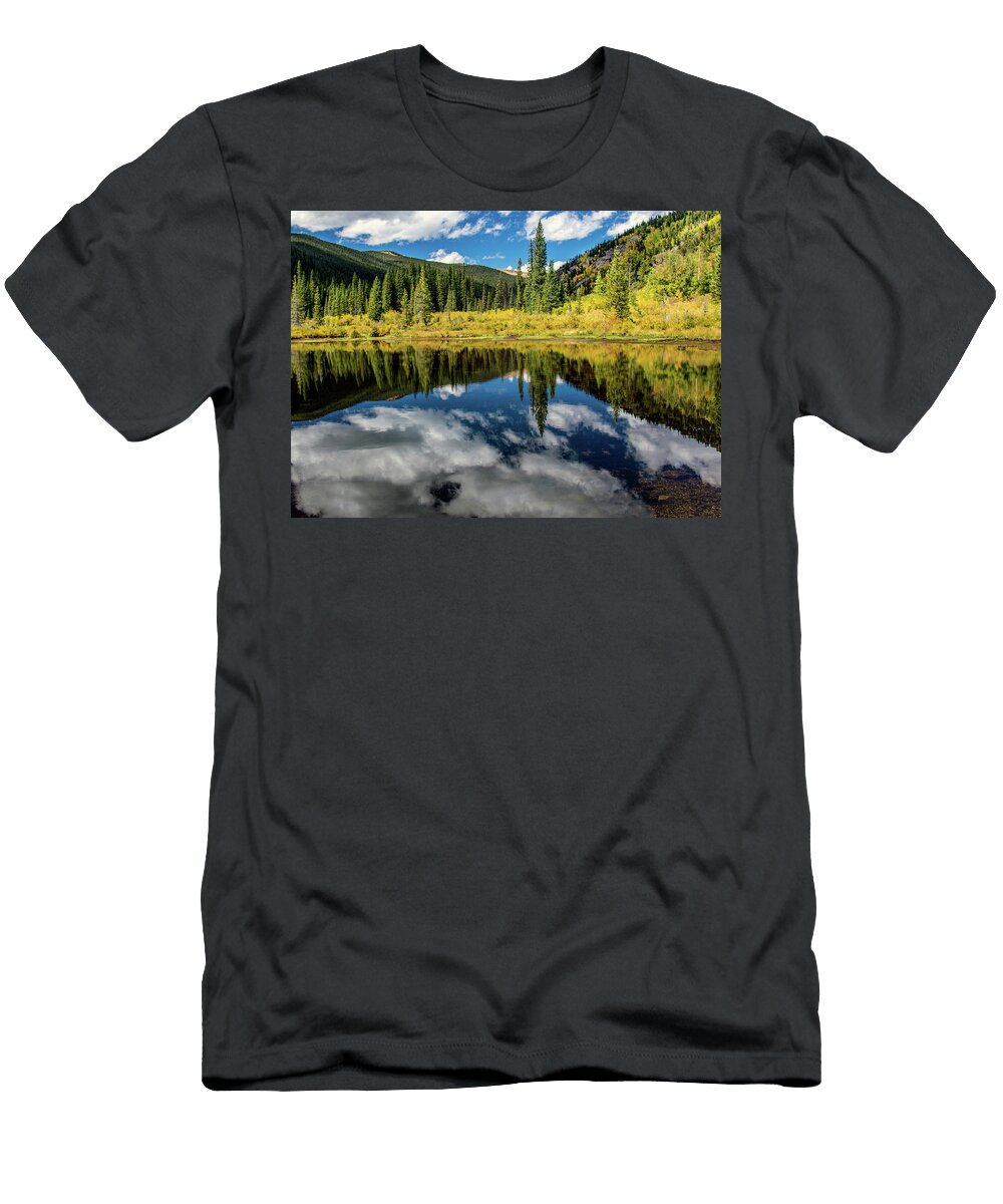 Beaver Pond Relection Dawn Key T-Shirt
