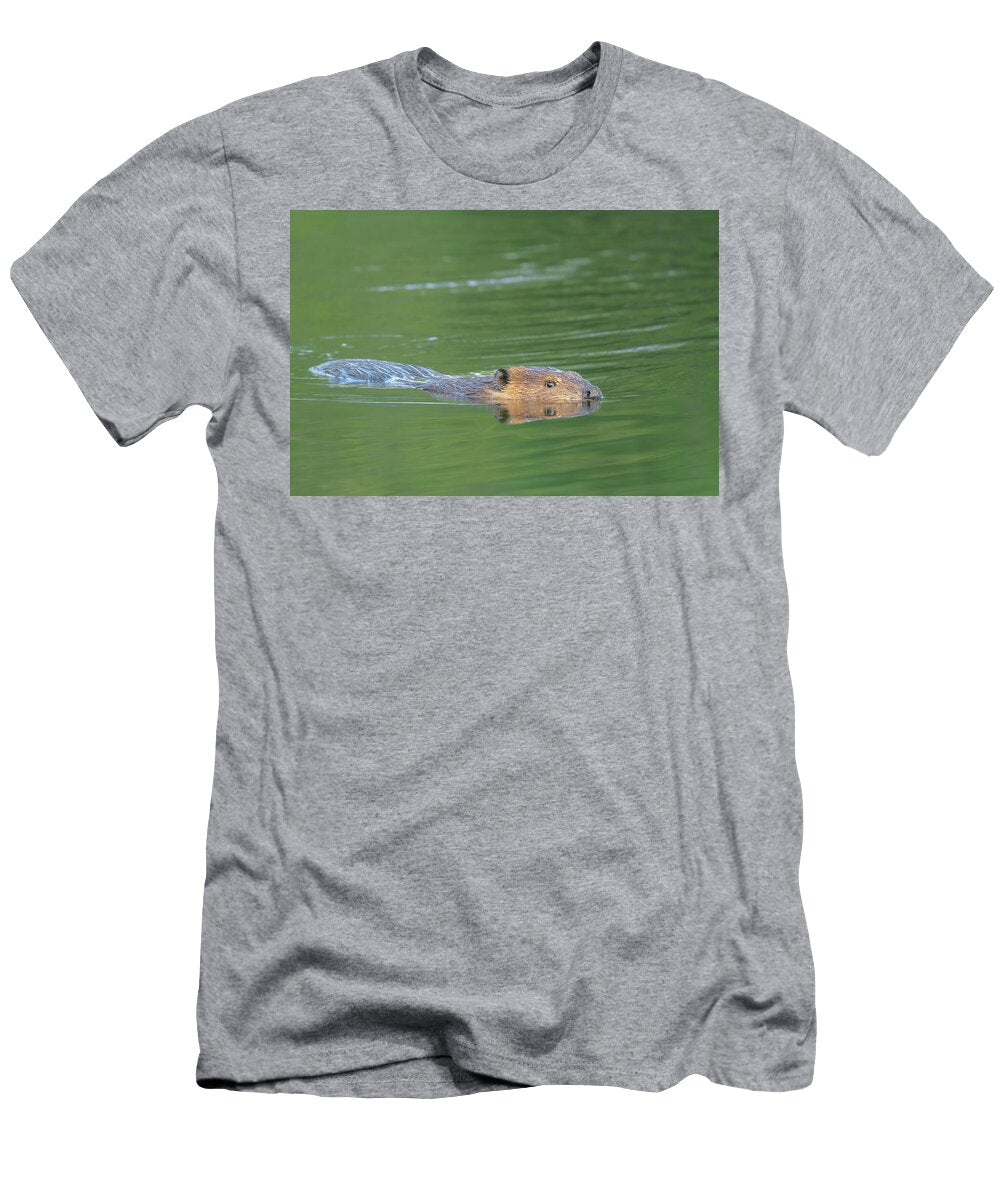 Beaver Reflection Nancy Gleason T-Shirt