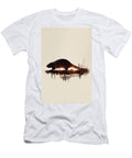 Beaver Silhouette with Scenic Overlay Beaver Nathanael Ruiz T-Shirt