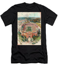 Beaver Stadium University Park Pennsylvania Drawing Aerial View of a Football Stadium with a Crowd of Spectators Tommy Mcdaniel T-Shirt